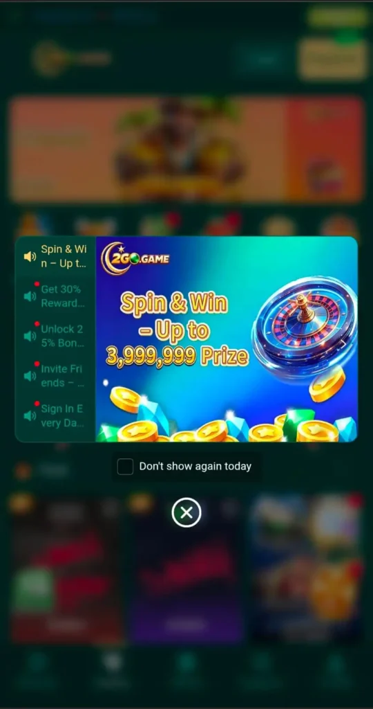 2go Game download page with easy install and play features