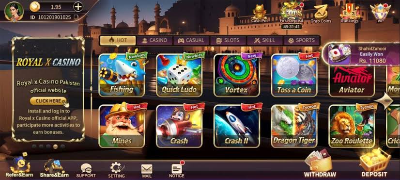 Royal X Casino Platform